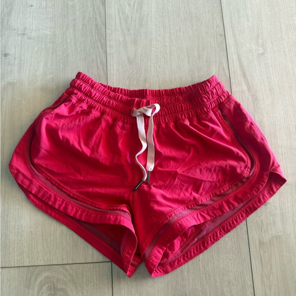 Pink lululemon shorts